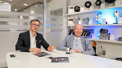 Anton and Markus Gromer in conversation Anton and Markus Gromer in conversation